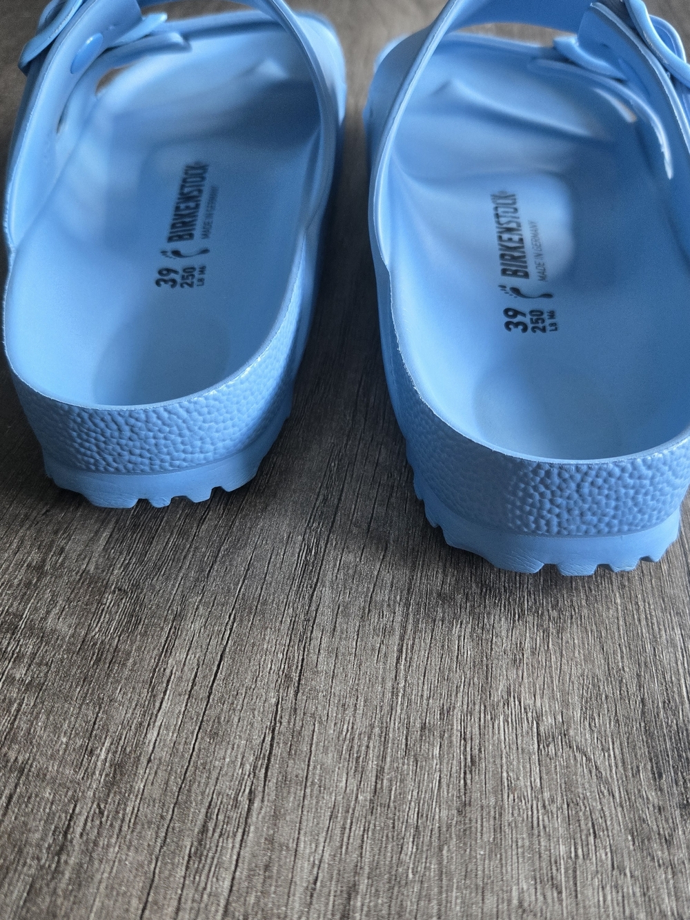 Birkenstock Arizona EVA Shoes Sky Blue Women's Size 8 39 Waterproof Slide Sandal - Picture 4 of 13